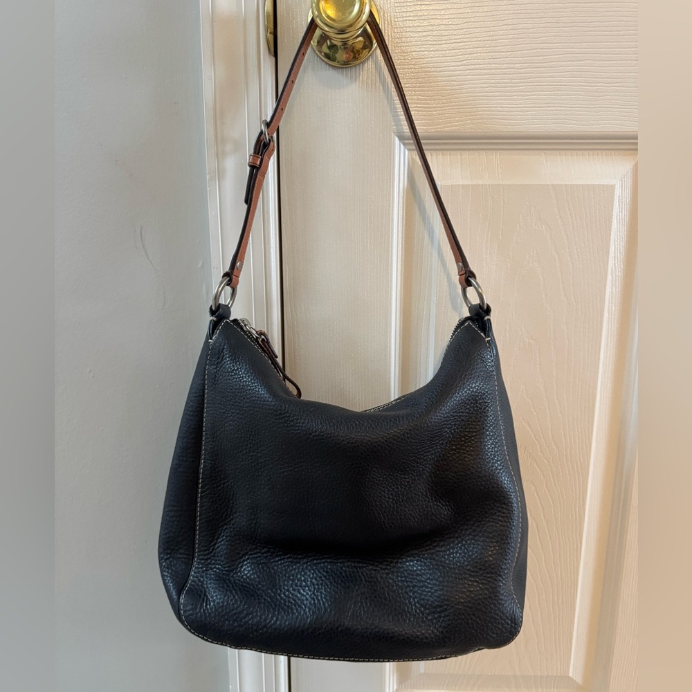 NWOT - Coach Black Leather Shoulder Bag - Picture 3 of 8